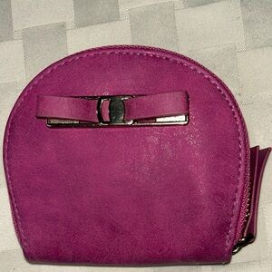 Chic Magenta Bow Women's Wallet